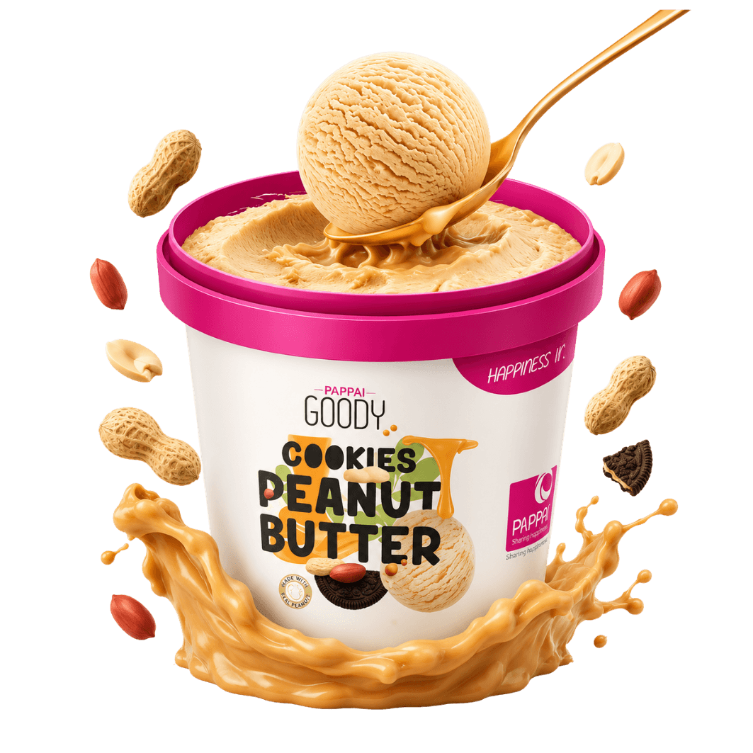 Pappai Goody Cookies Peanut Butter Splash Tub
