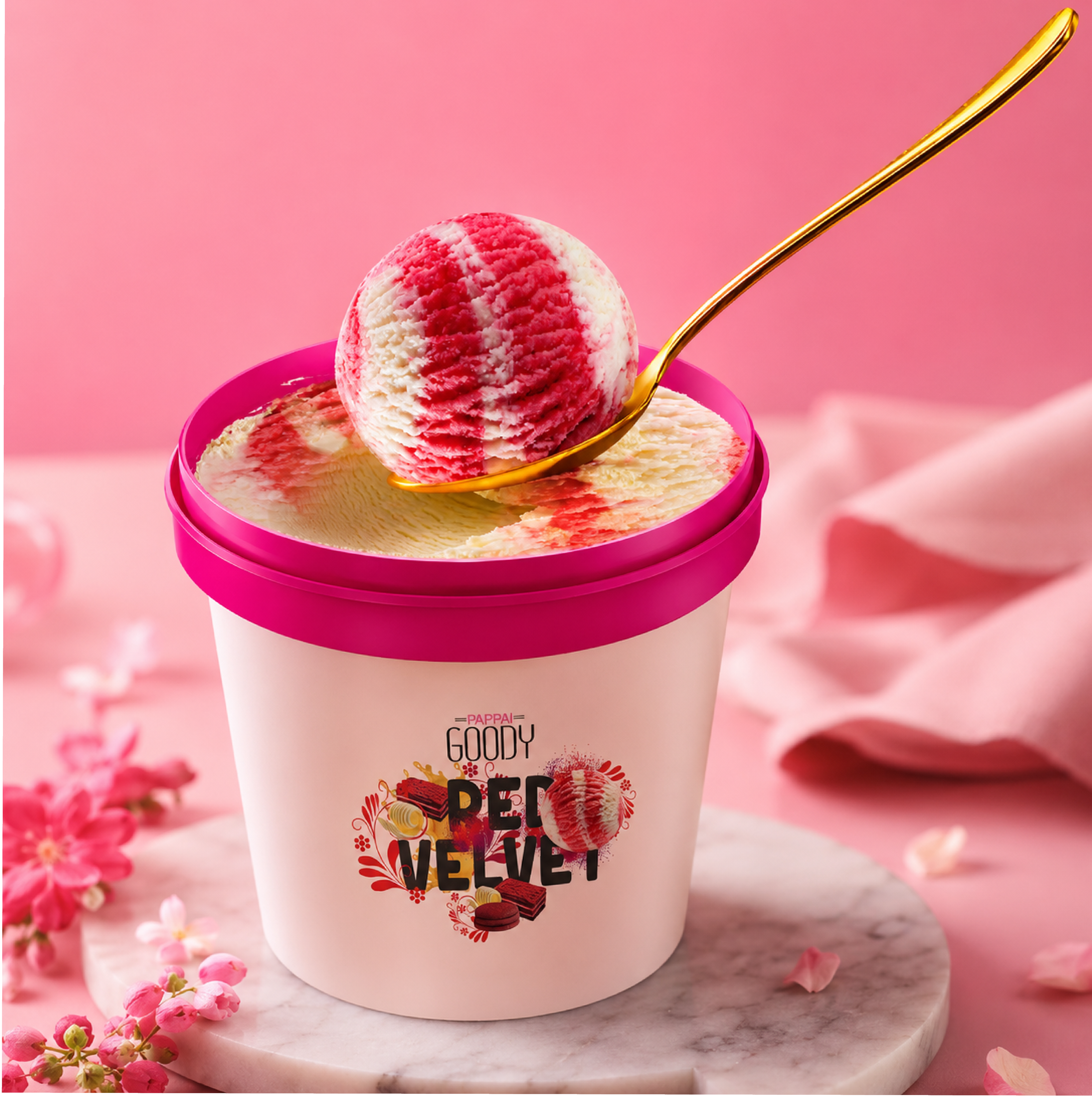Goody Red Velvet Ice Cream Tub