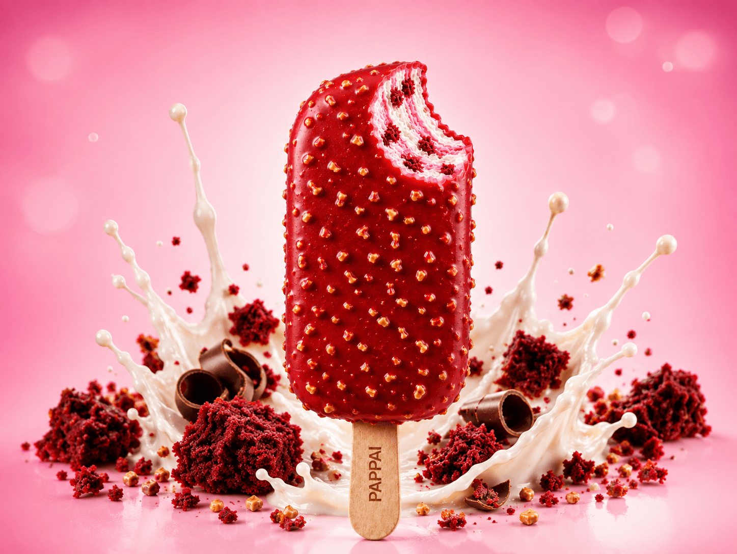 Pappai Strawberry Tornado Cone